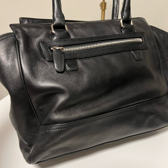 COACH Legacy Candace Carryall Tote Black Leather Silver Hardware D1273-19890 - Picture 6 of 13